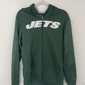 MEN’S NIKE NEW YORK JETS SWEATSHIRT HOODIE XL THERMA-FIT GREEN
